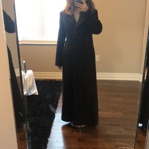 DKNY Wool Coat - Floor length! Size 2